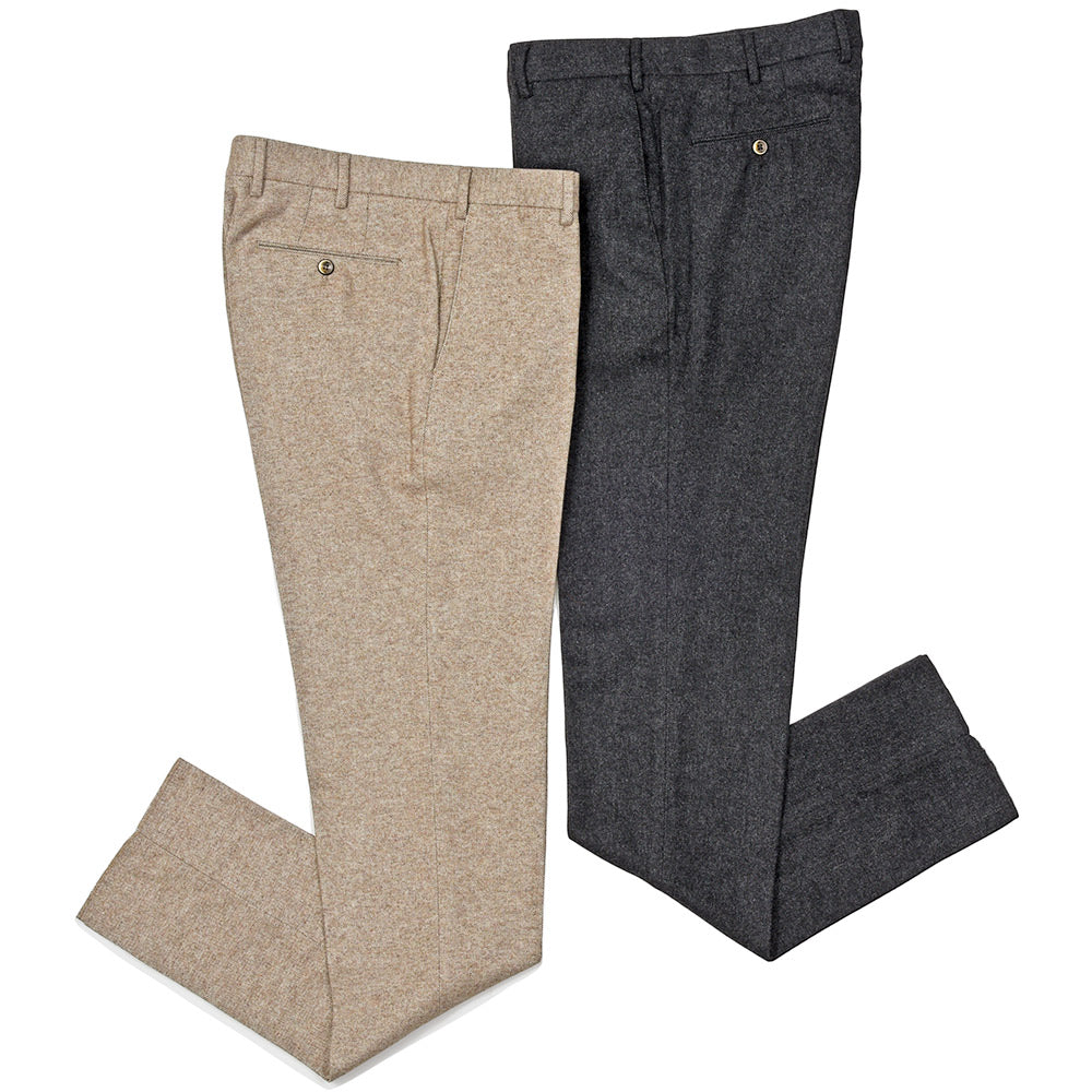 PT TORINO(ピーティートリノ) ライトドネガルツイード ノープリーツパンツ SLIM FIT/VD13