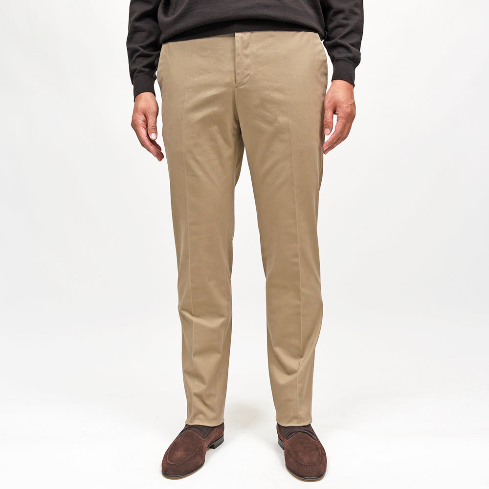 PT TORINO(ピーティートリノ) コットン ストレッチ ギャバジン ノープリーツパンツ SLIM FIT/VD03