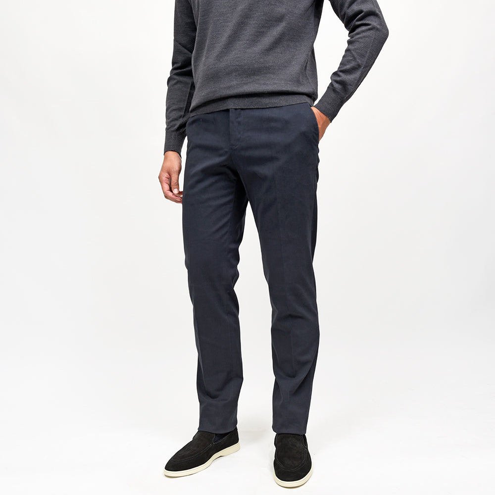 PT TORINO(ピーティートリノ) コットン ストレッチ ギャバジン ノープリーツパンツ SLIM FIT/VD03