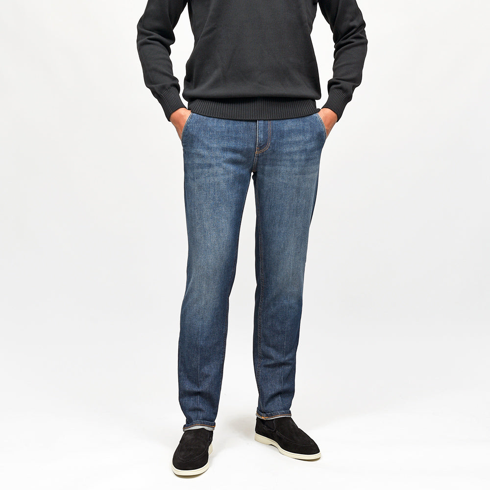PT TORINO DENIM(ピーティートリノデニム) INDIE コットンストレッチ デニムスラックス/IM6040