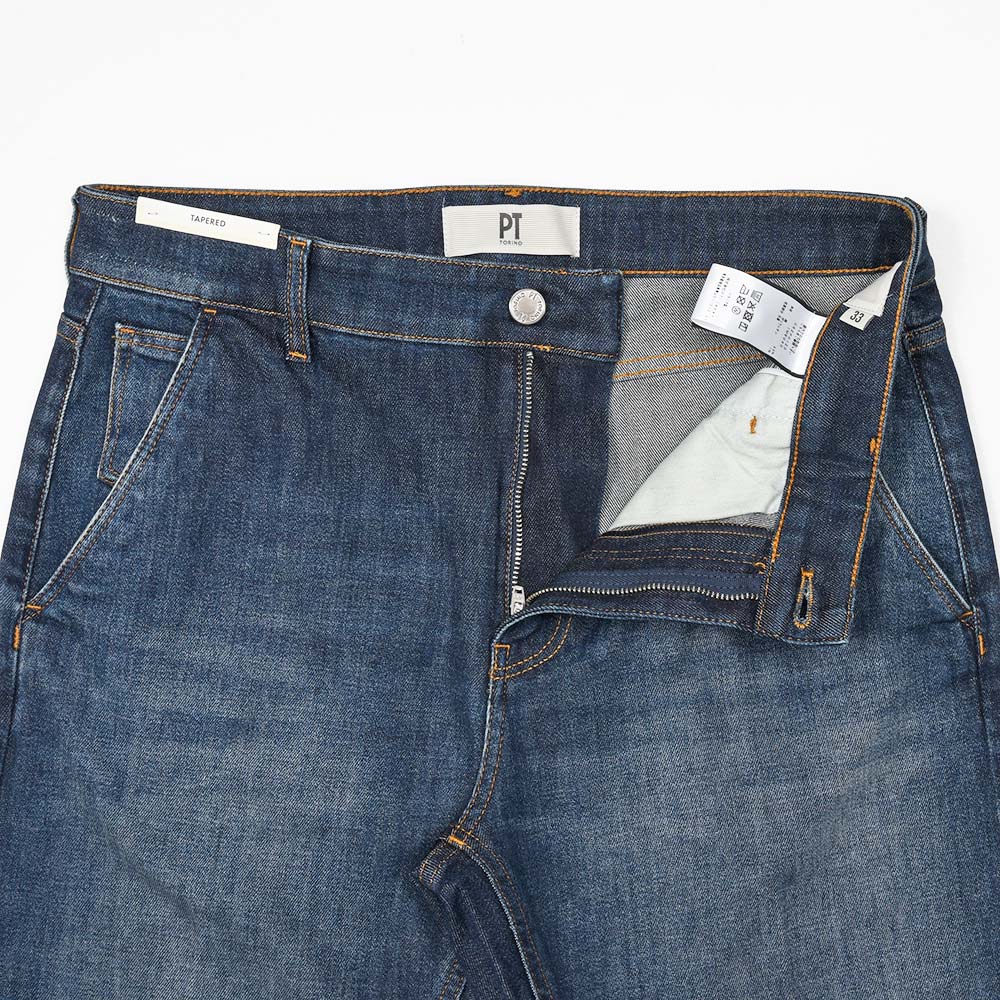 PT TORINO DENIM(ピーティートリノデニム) INDIE コットンストレッチ デニムスラックス/IM6040