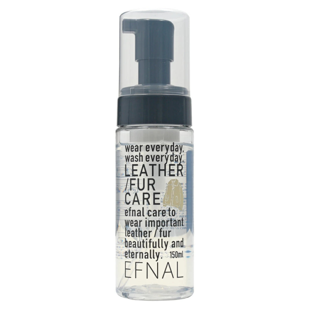 EFNAL care(イフナル ケア) レザー・ファー専用ケア用品(水なしで使える合成洗剤)EFCR005