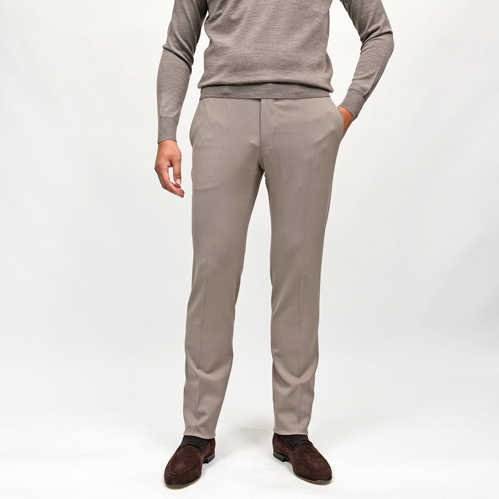 PT TORINO(ピーティー トリノ) Travel ウォッシャブルテクノウール ストレッチ サキソニー ノープリーツ ドレスパンツ SUPERSLIM FIT/PO36