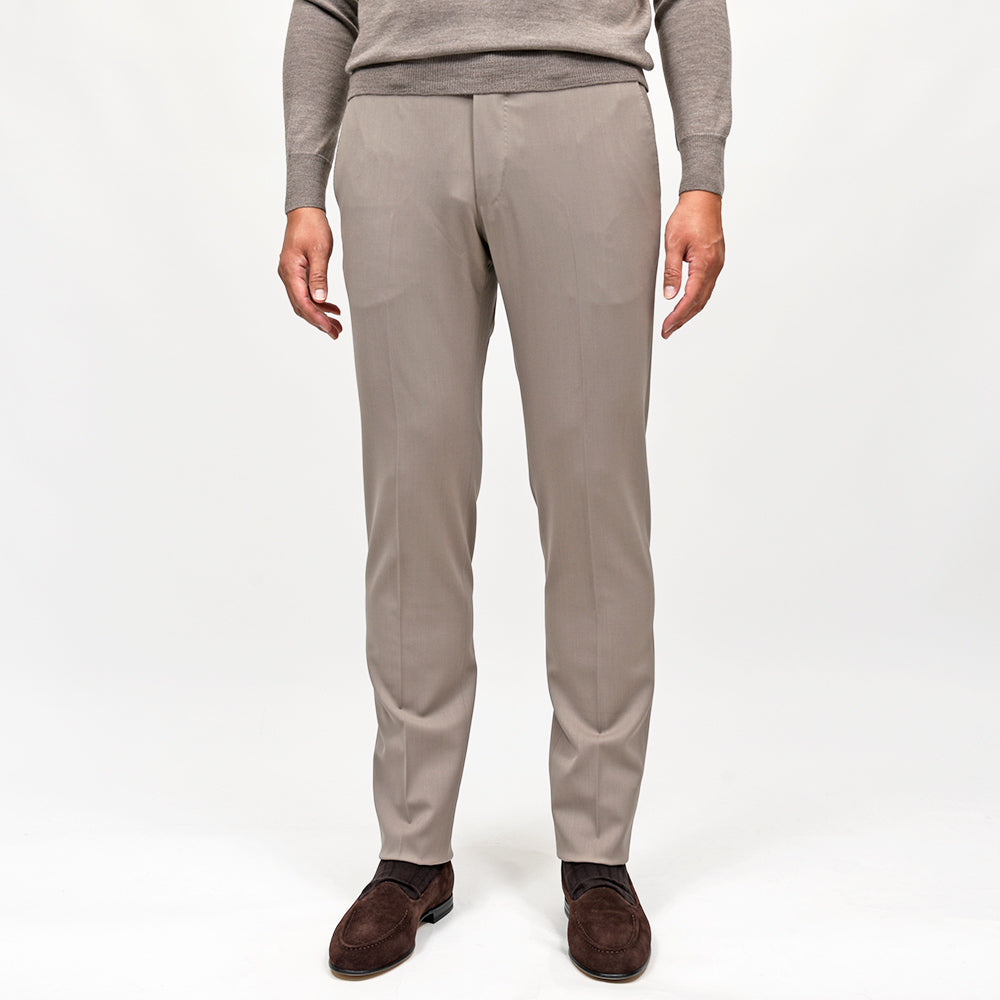 PT TORINO(ピーティー トリノ) Travel ウォッシャブルテクノウール ストレッチ サキソニー ノープリーツ ドレスパンツ SUPERSLIM FIT/PO36