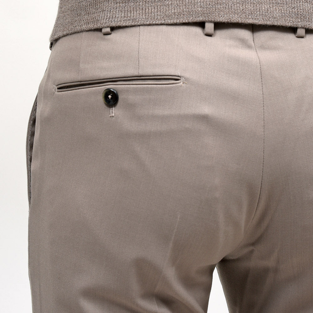 PT TORINO(ピーティー トリノ) Travel ウォッシャブルテクノウール ストレッチ サキソニー ノープリーツ ドレスパンツ SUPERSLIM FIT/PO36