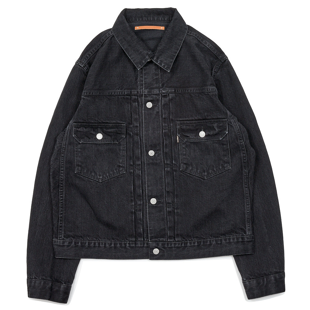 SCYE BASICS(サイベーシックス)<br>セルビッジブラックデニム 2ndタイプ デニムジャケット