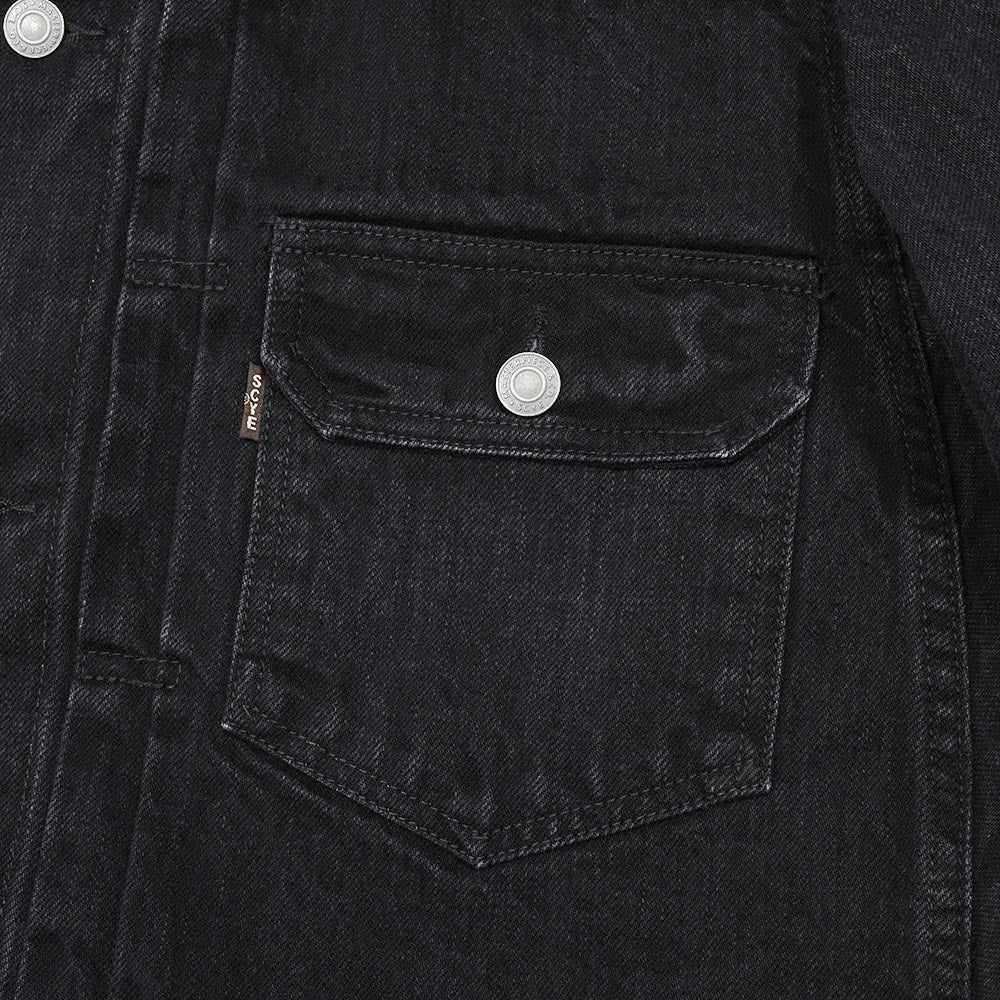 SCYE BASICS(サイベーシックス)<br>セルビッジブラックデニム 2ndタイプ デニムジャケット