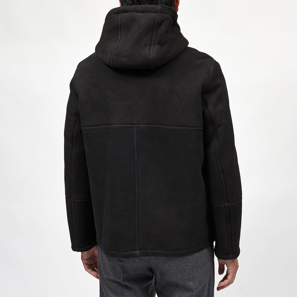 EMMETI(エンメティ)<br>WALLAS ムートンスエード フーデッドブルゾン