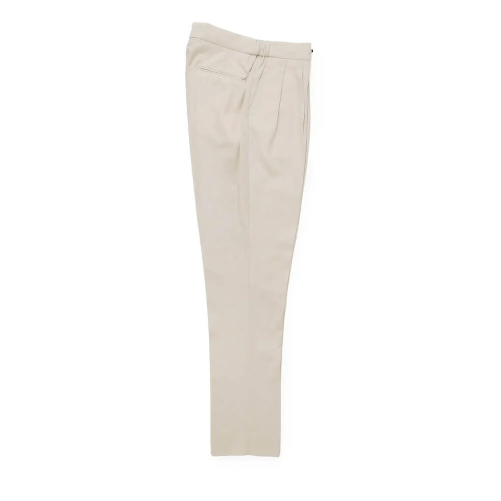 ベルウィッチ / 【BR別注】ZIPポケット付き VBC ライトフランネル 2プリーツ リラックスパンツ/NEW SCOTCH RELAX GOLD VB8996