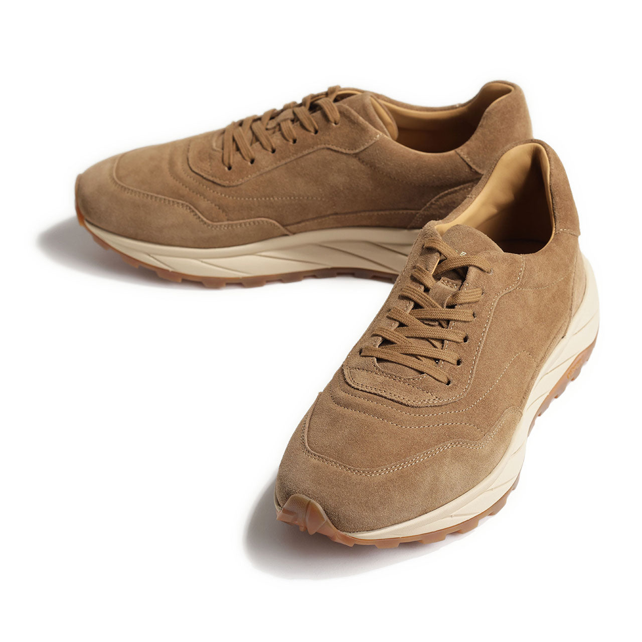 ヘンダーソン / スエード ローカット レースアップ スニーカー ラバーソール/SHARK SUEDE CASTORO