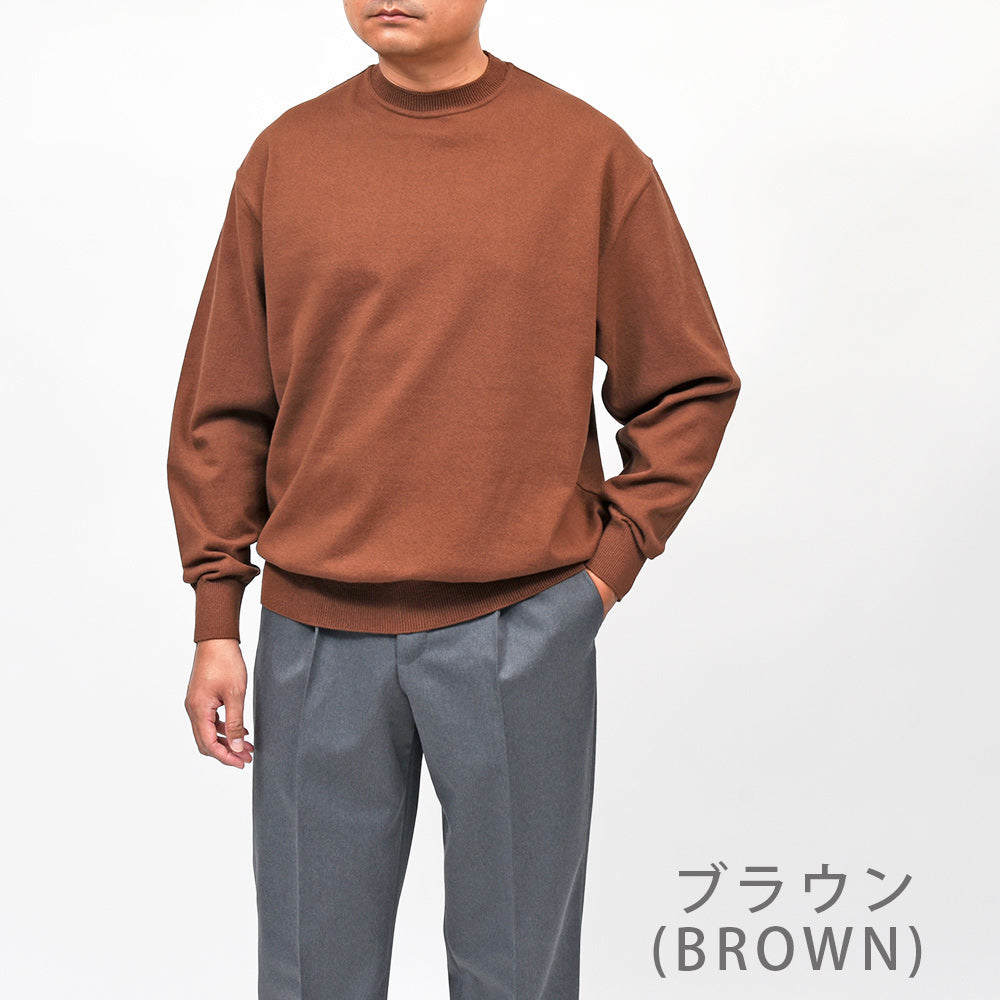 Yonetomi(ヨネトミ) WAVE COTTON KNIT PULLOVER ウェーブコットン クルーネックニット