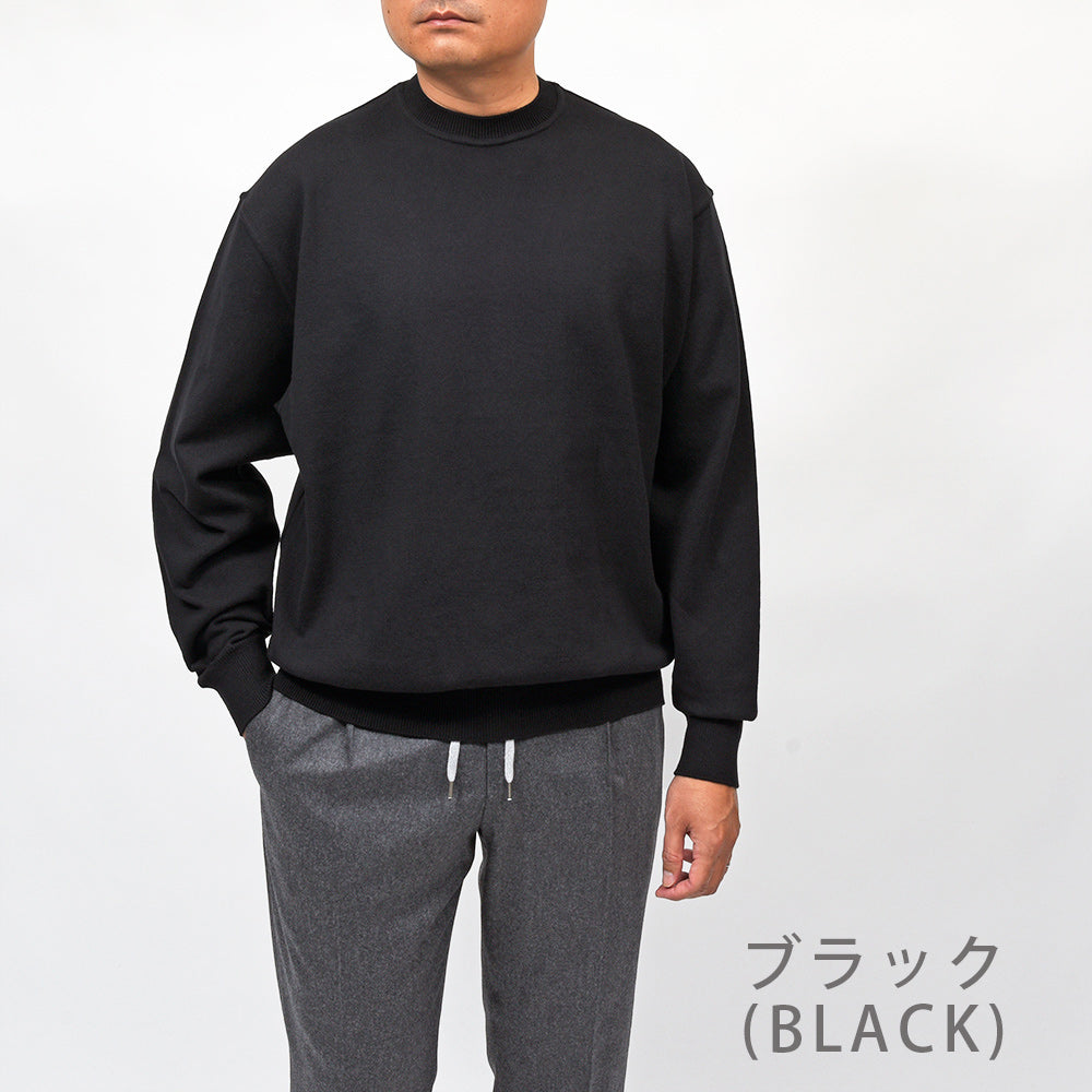 Yonetomi(ヨネトミ) WAVE COTTON KNIT PULLOVER ウェーブコットン クルーネックニット