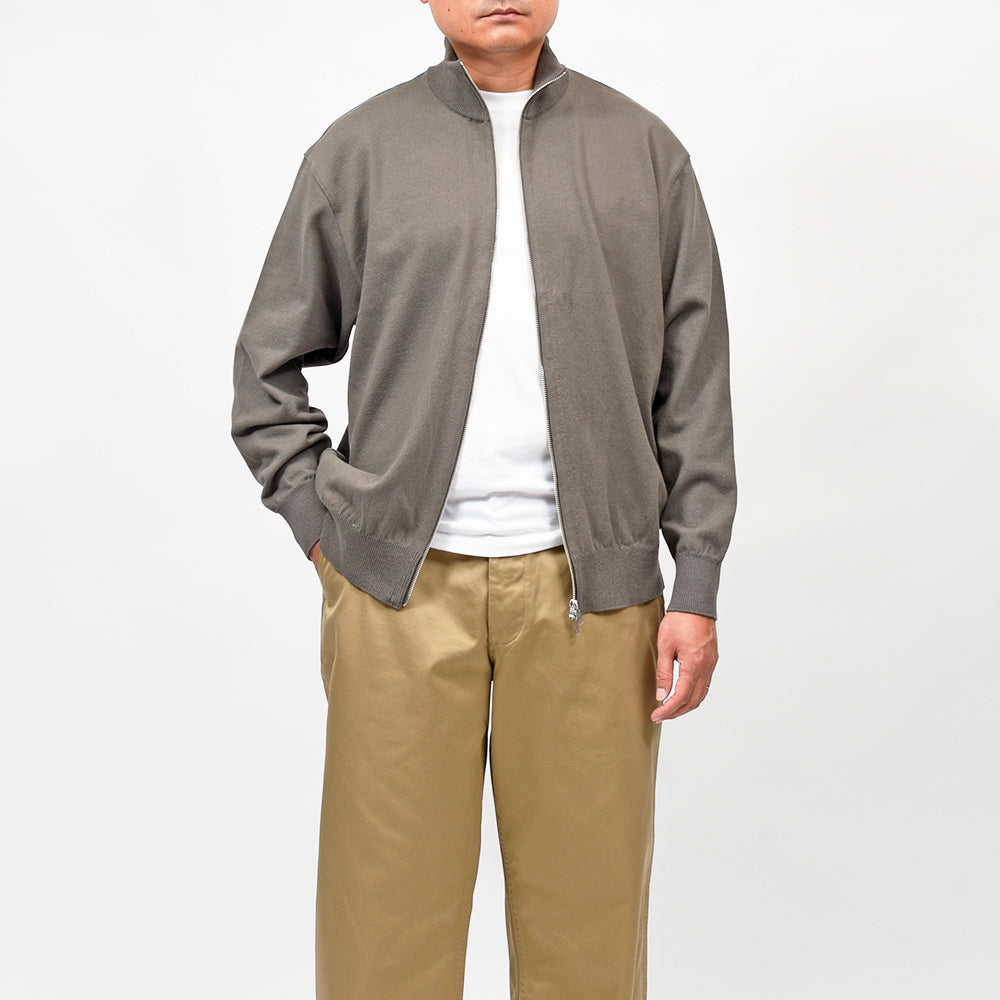 Yonetomi(ヨネトミ) WAVE COTTON KNIT BLOUSON ウェーブコットン ニットブルゾン