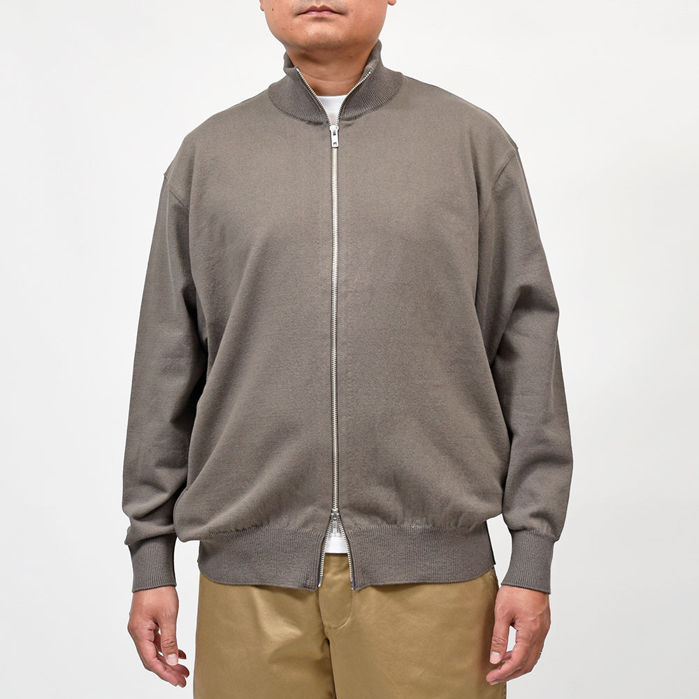 Yonetomi(ヨネトミ) WAVE COTTON KNIT BLOUSON ウェーブコットン ニットブルゾン