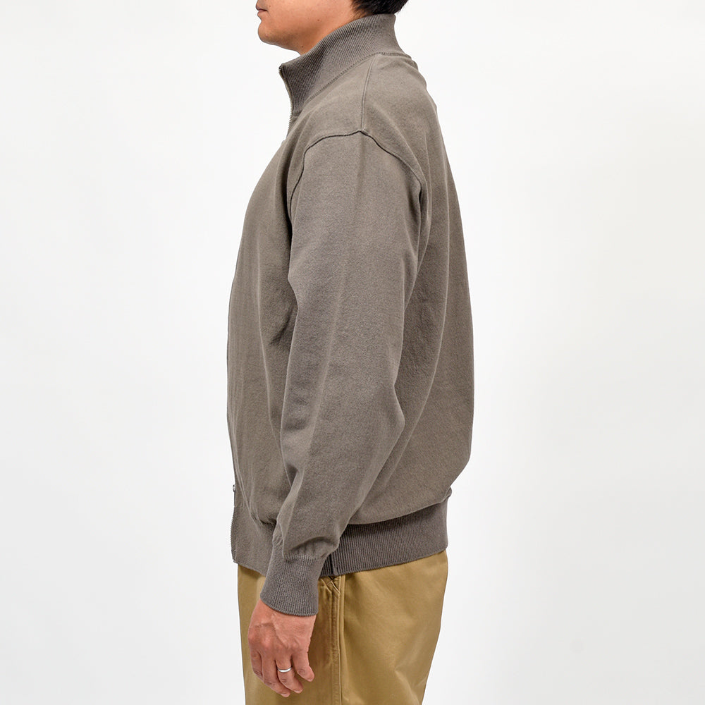 Yonetomi(ヨネトミ) WAVE COTTON KNIT BLOUSON ウェーブコットン ニットブルゾン