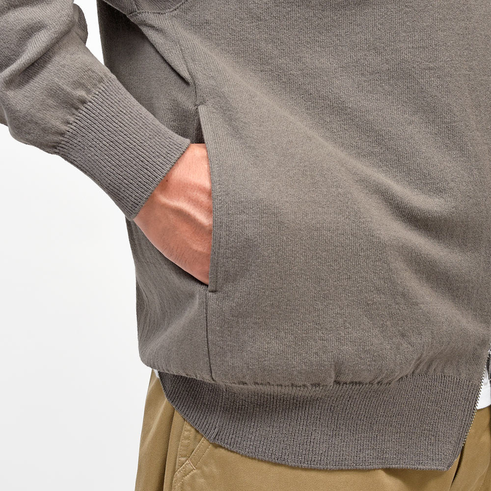 Yonetomi(ヨネトミ) WAVE COTTON KNIT BLOUSON ウェーブコットン ニットブルゾン