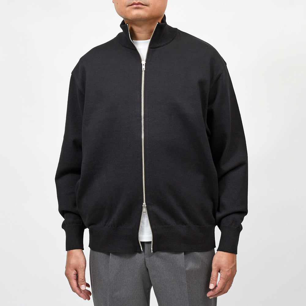 Yonetomi(ヨネトミ) WAVE COTTON KNIT BLOUSON ウェーブコットン ニットブルゾン