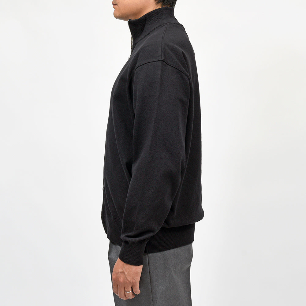Yonetomi(ヨネトミ) WAVE COTTON KNIT BLOUSON ウェーブコットン ニットブルゾン