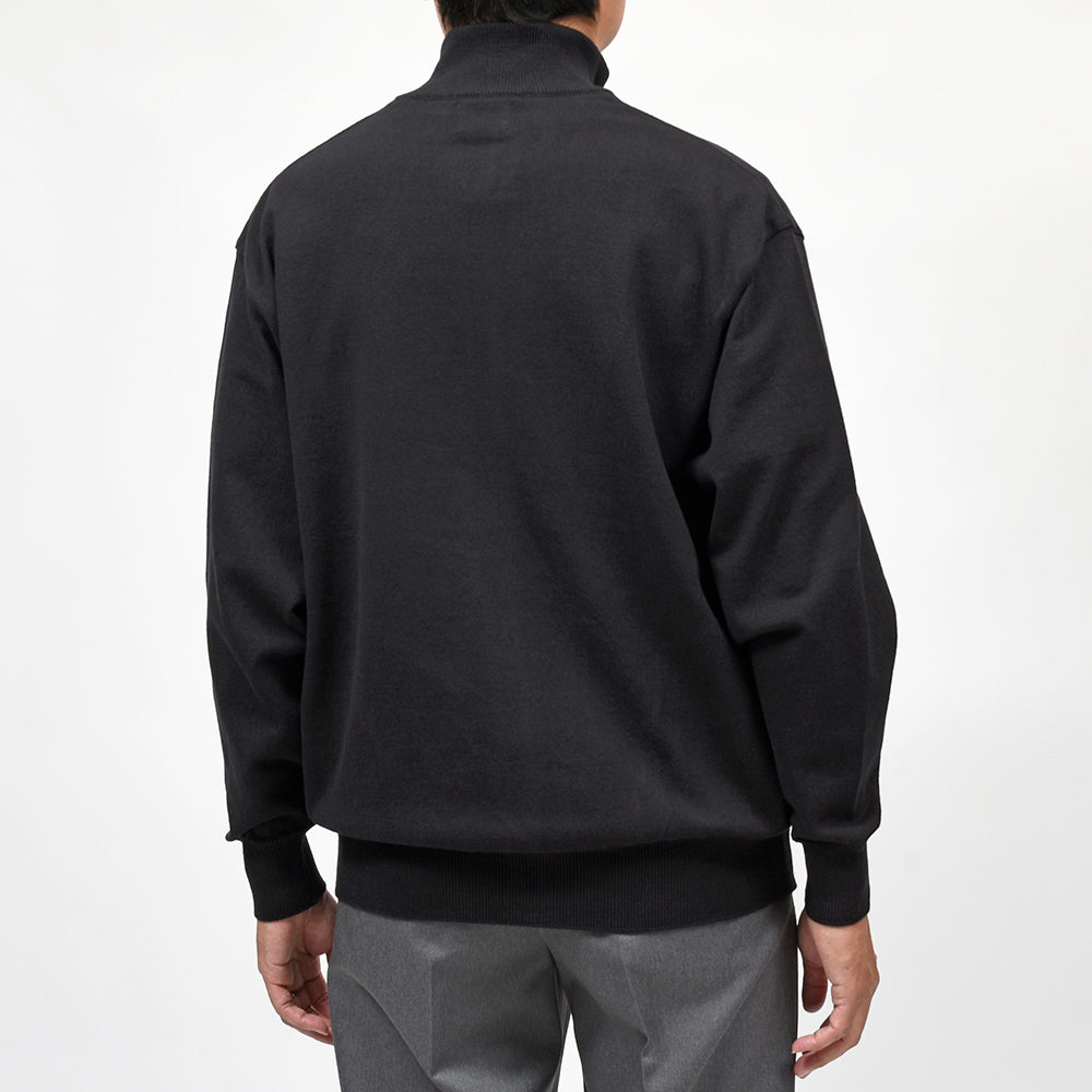 Yonetomi(ヨネトミ) WAVE COTTON KNIT BLOUSON ウェーブコットン ニットブルゾン