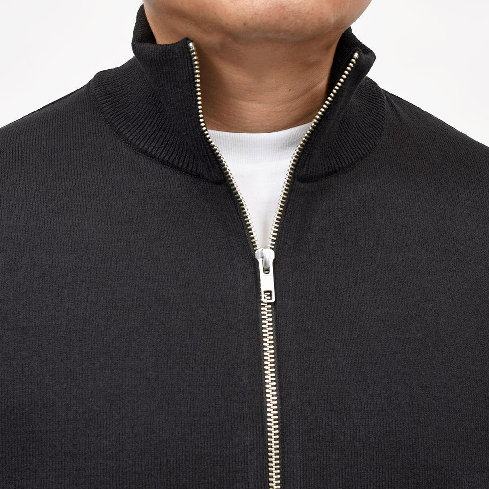 Yonetomi(ヨネトミ) WAVE COTTON KNIT BLOUSON ウェーブコットン ニットブルゾン