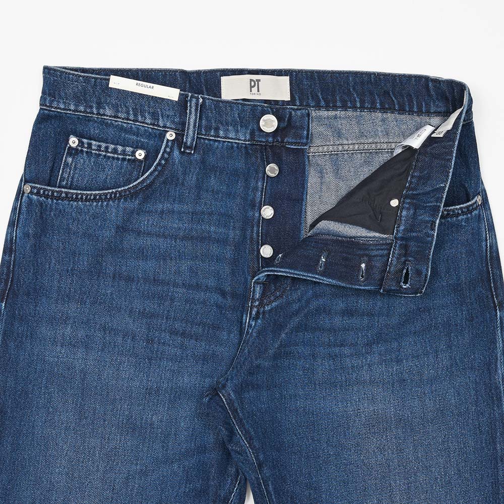 PT TORINO DENIM(ピーティートリノデニム) RELAX コットンセルロース レギュラーデニムパンツ/AW0640