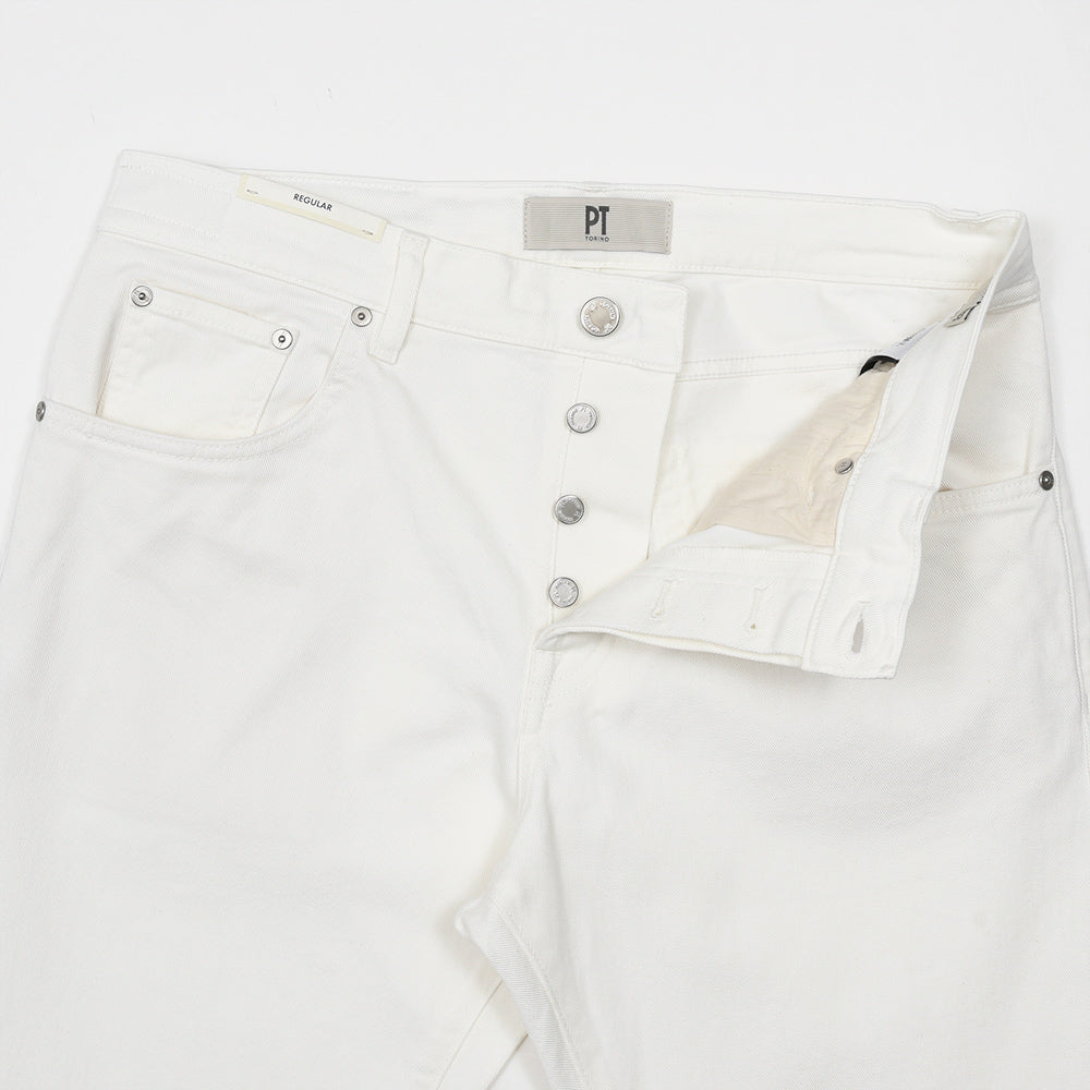 PT TORINO DENIM(ピーティートリノデニム) RELAX コットンストレッチ レギュラーデニムパンツ/OA14T0