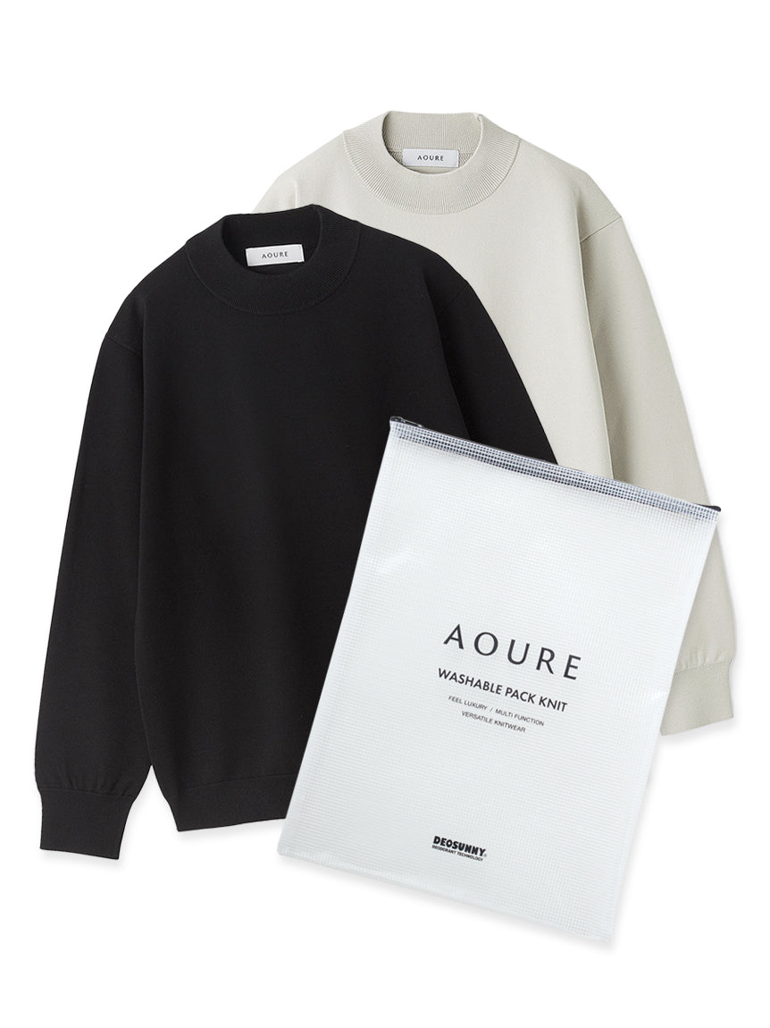 アウール / A PACK KNIT モックネック