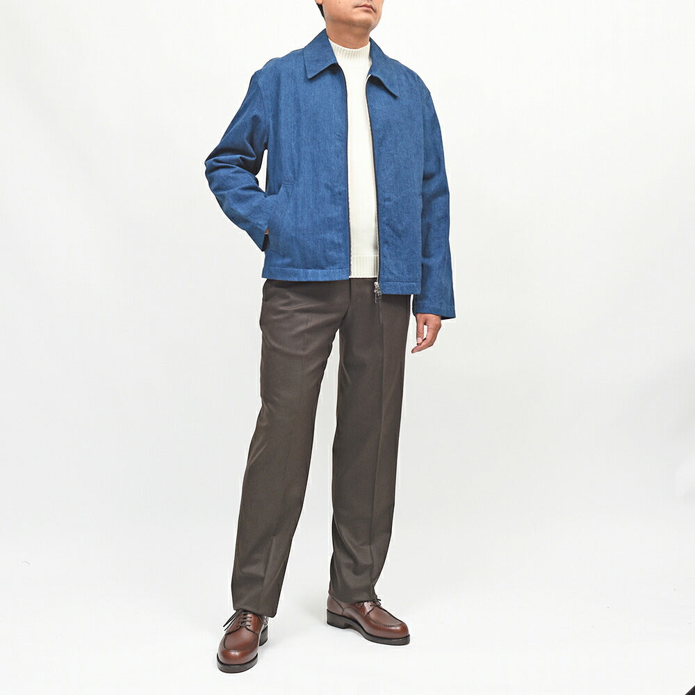 MACKINTOSH(マッキントッシュ)BIRGHAM コットン ウォッシュドデニム ジップアップブルゾン