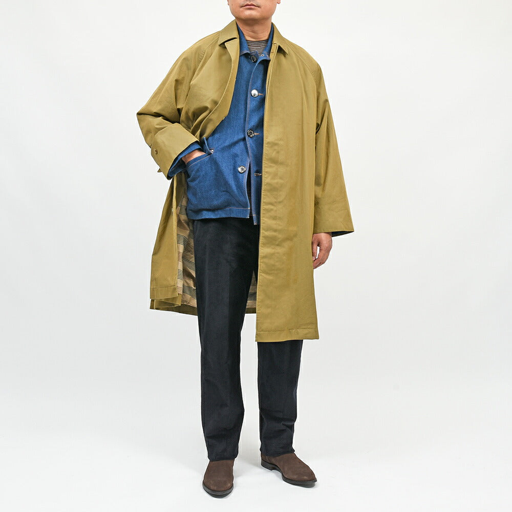 COHERENCE(コヒーレンス)RUIZ コットンギャバジン COHERENCE GABARDINE III バルカラーコート