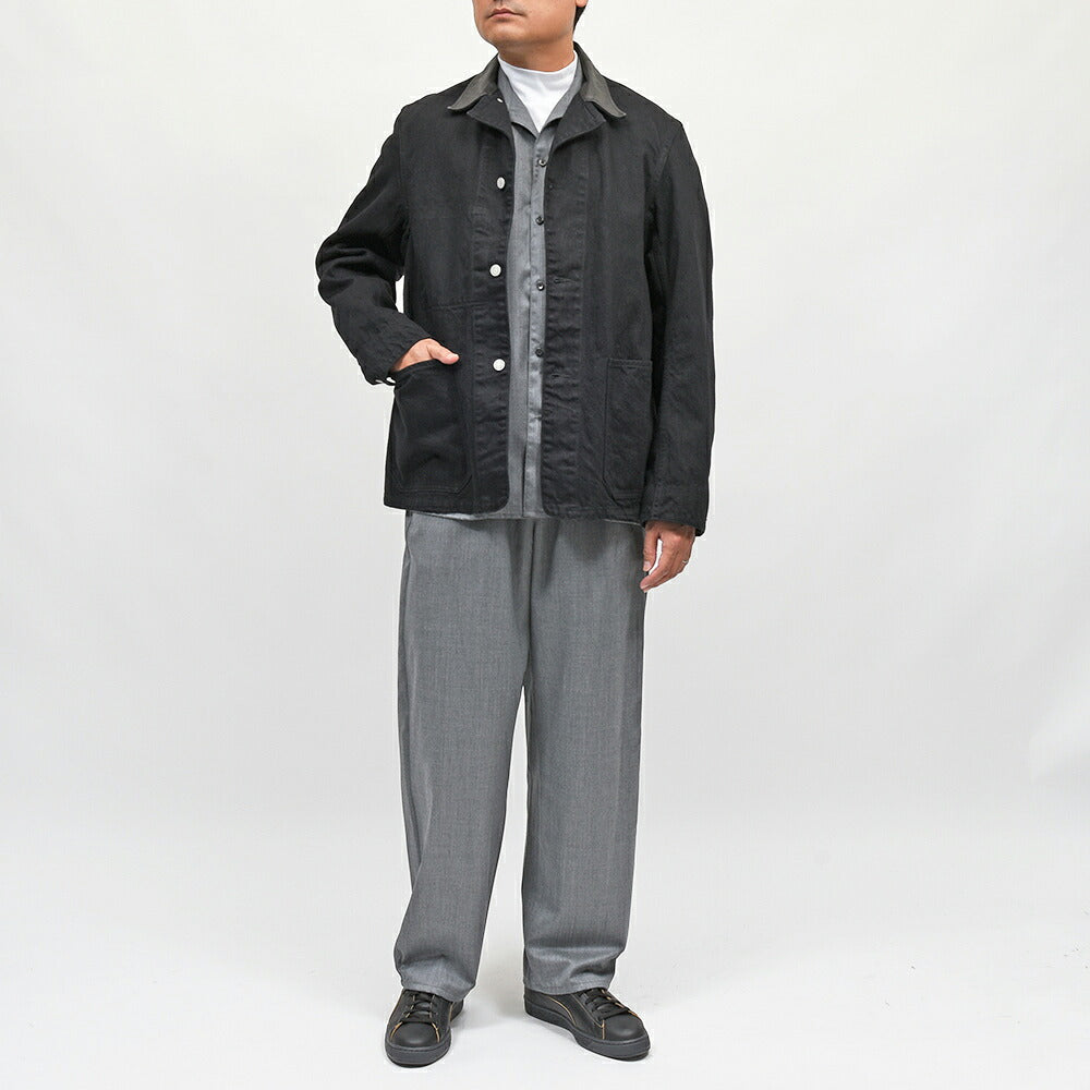 MACKINTOSH(マッキントッシュ)HYNISH ウールギャバジン オープンカラーシャツ