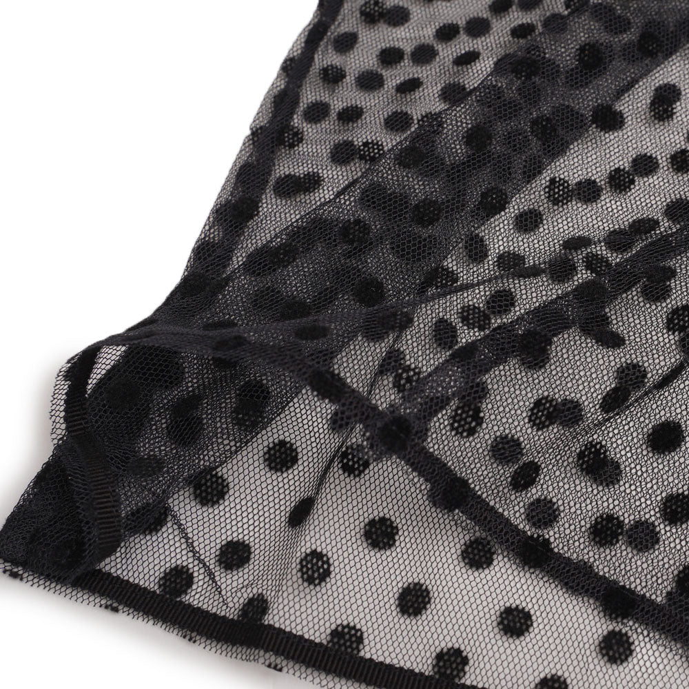 DOROTHEE SCHUMACHER(ドロシーシューマッハ)<BR>G11815-36 ドットレース ノースリーブブラウス