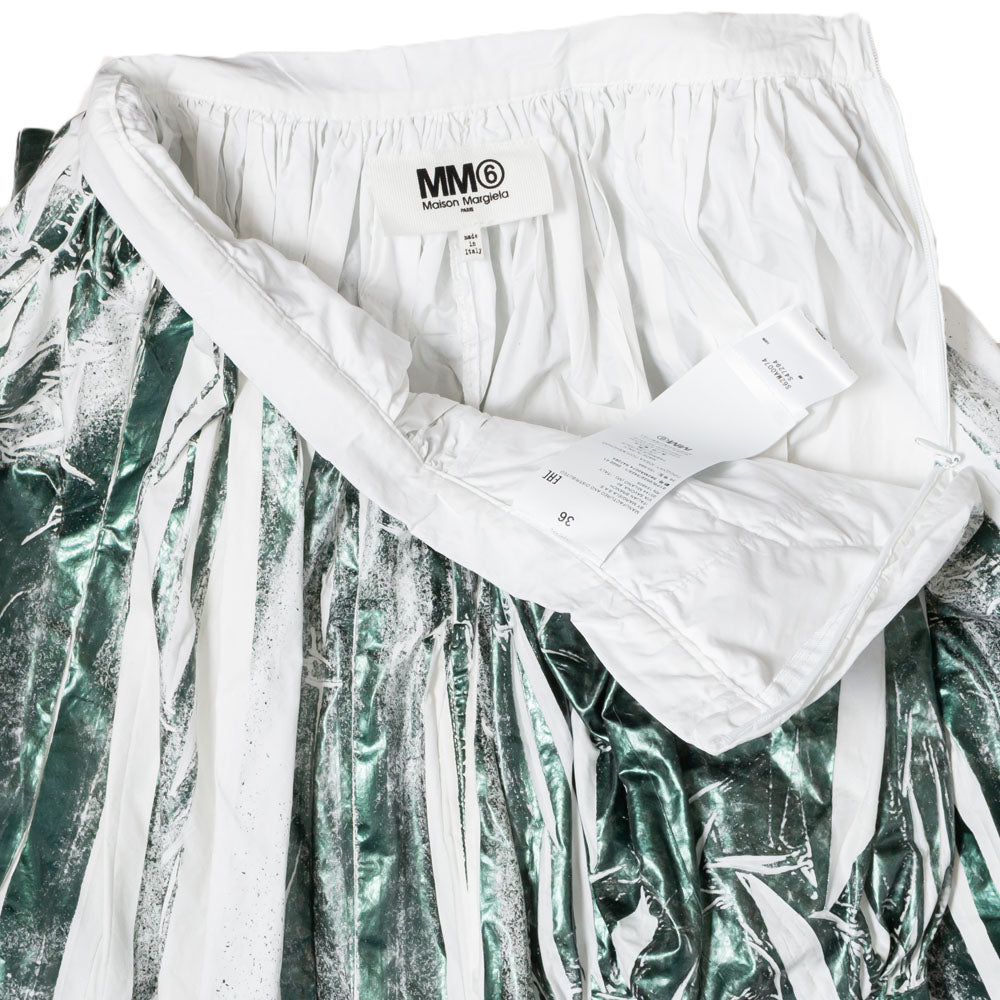 MM6 MAISON MARGIELA(メゾン マルジェラ)<BR>S62MA0074 ペイント ギャザースカート
