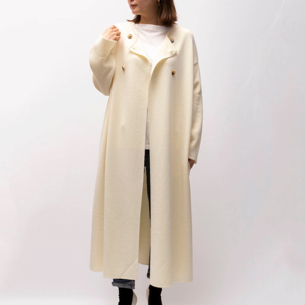 ma'ry'ya(マリア)<BR>YDK041 ロング丈 ボタンニットコート