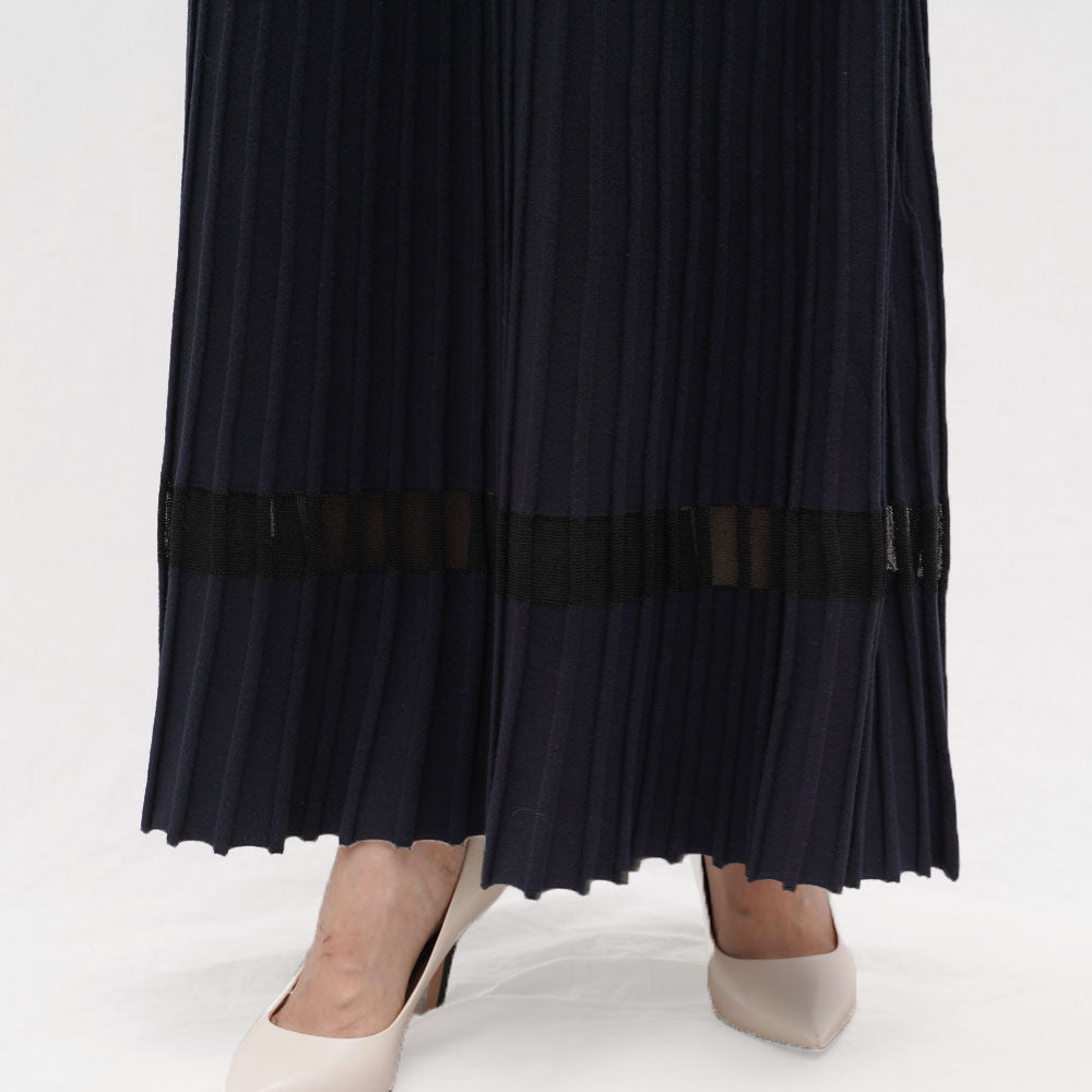 DOROTHEE SCHUMACHER(ドロシーシューマッハ)<BR>G11523-43 ノースリーブ リブニットワンピース
