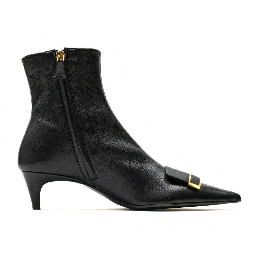 Sergio Rossi(セルジオロッシ)BOOTIE B16970MAGE08 ナッパレザーブーツ 25066001218