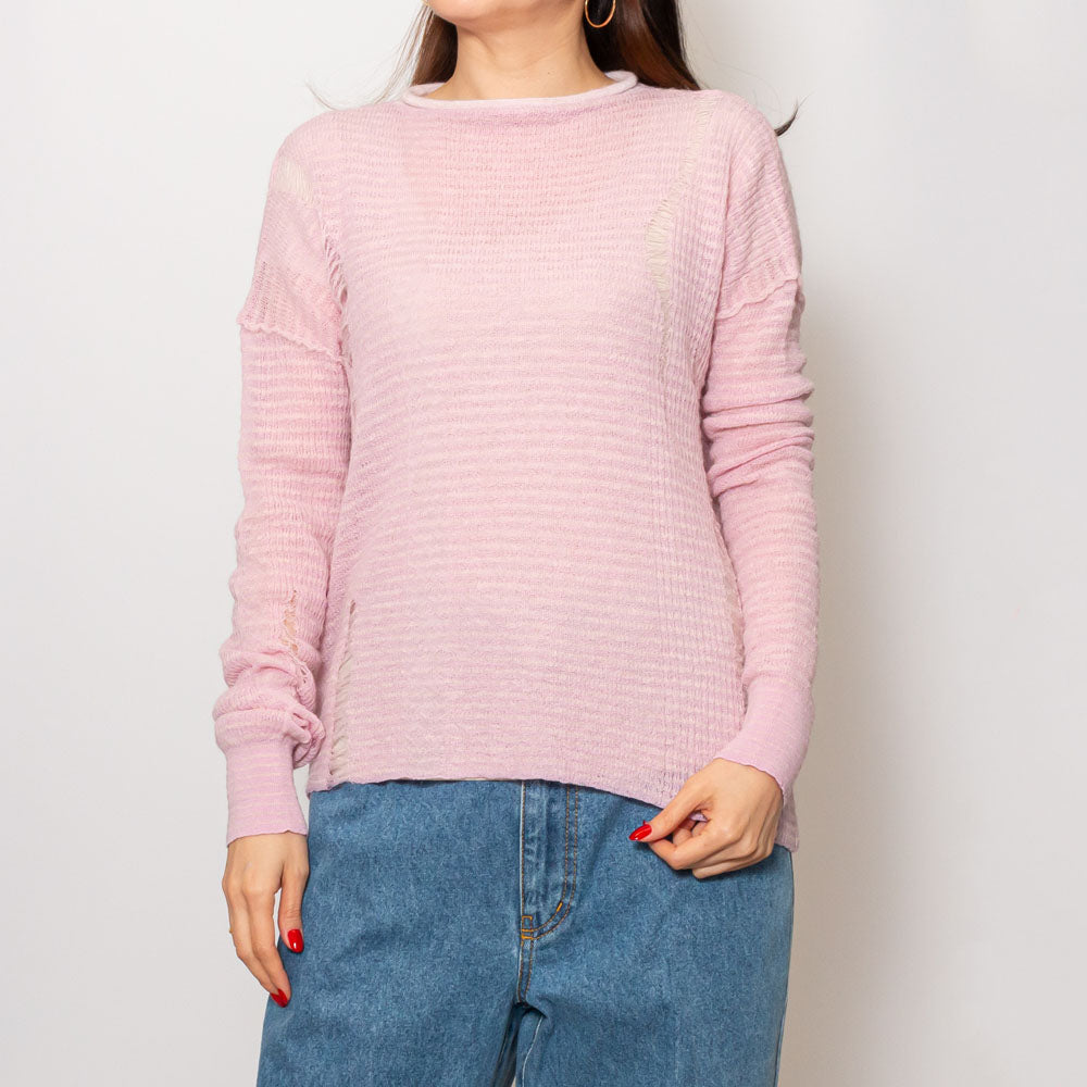 MM6 MAISON MARGIELA(エムエム6 メゾン マルジェラ)<BR>S62HA0065 ディストレスド セーター
