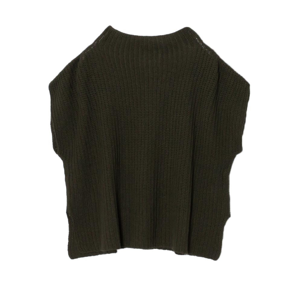 ma'ry'ya(マリア)<BR>YIK070 コットン ローゲージモックネックニット