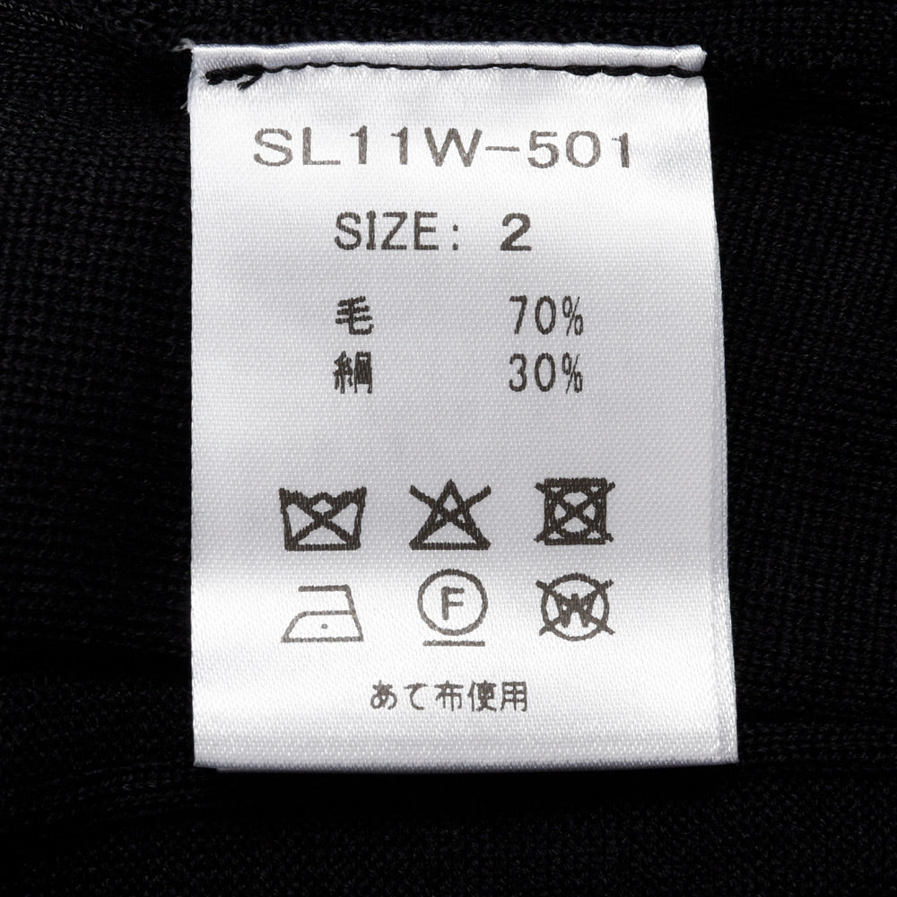 SLOANE(スローン)SL11W-501 ワイドリブクルーネックニット 26062000210