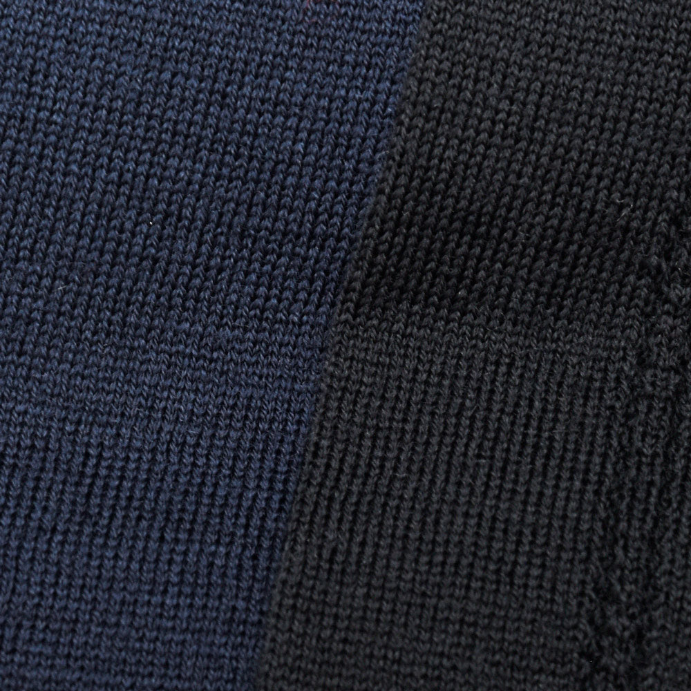 JOHN SMEDLEY(ジョンスメドレー) VENECIA ストライプアイレットモックネックプルオーバー 26066001030