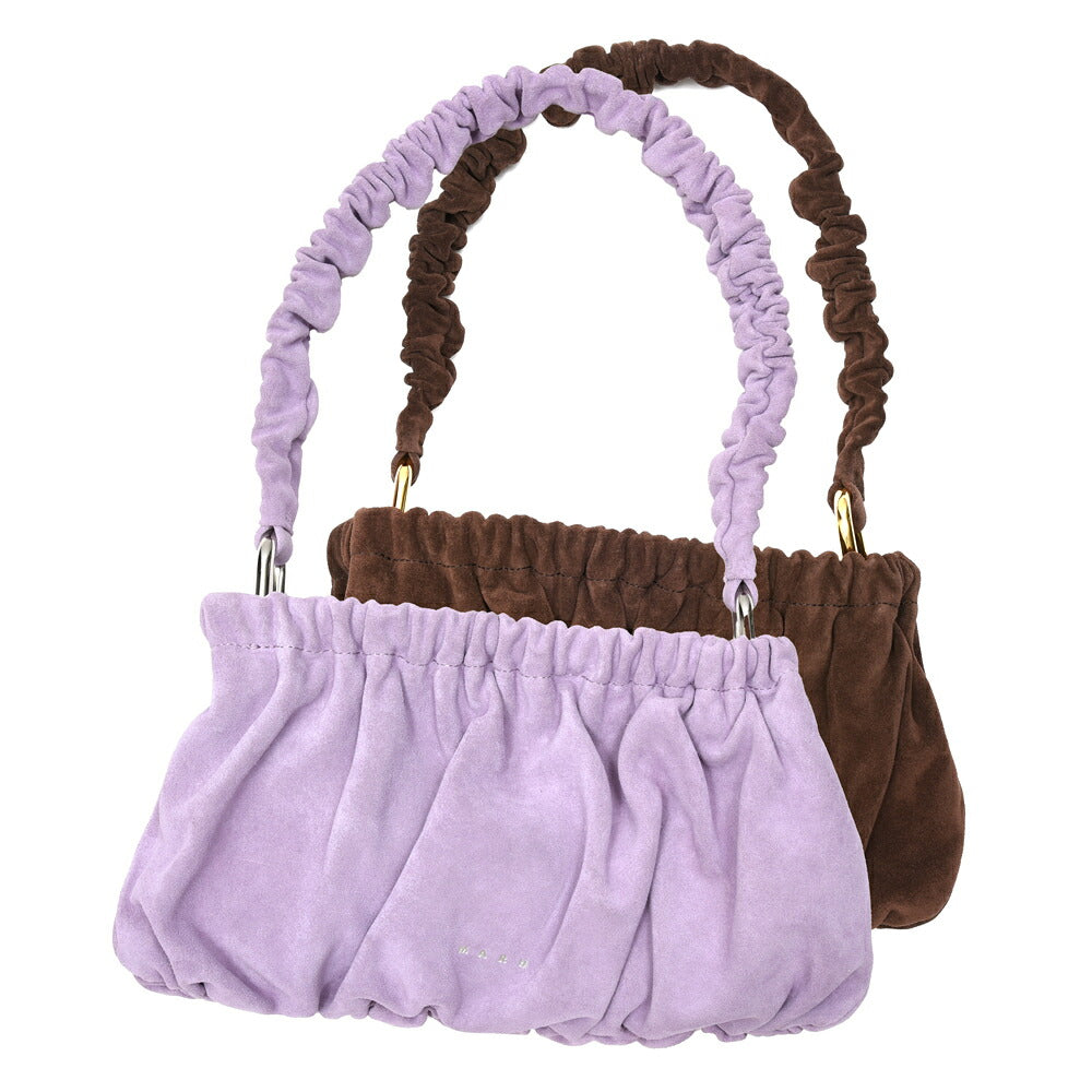 MARNI(マルニ) SBMP0297U2 P9468 スエードラッフルクラッチバッグ 28462003138