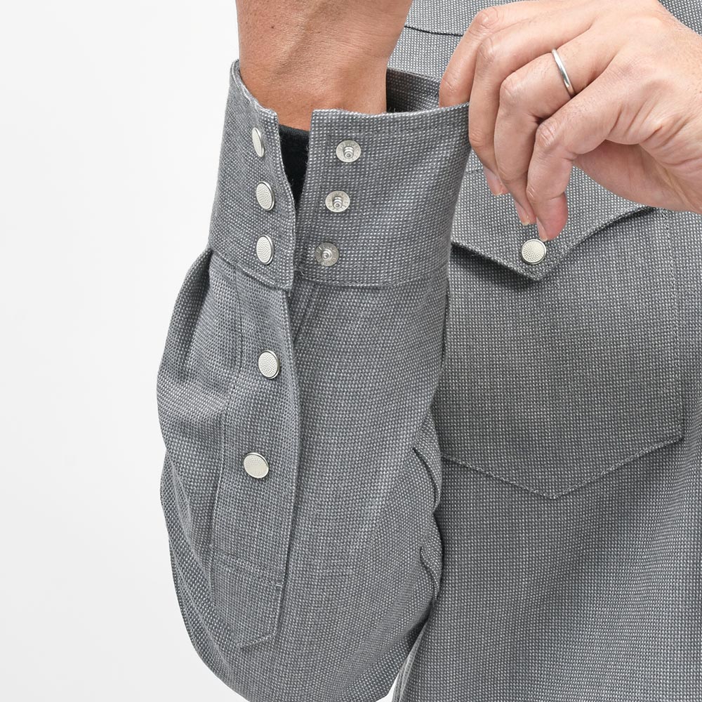 COHERENCE(コヒーレンス)ABIQUIU ウールツイル ROVER WOOL TWILL ウエスタンシャツ
