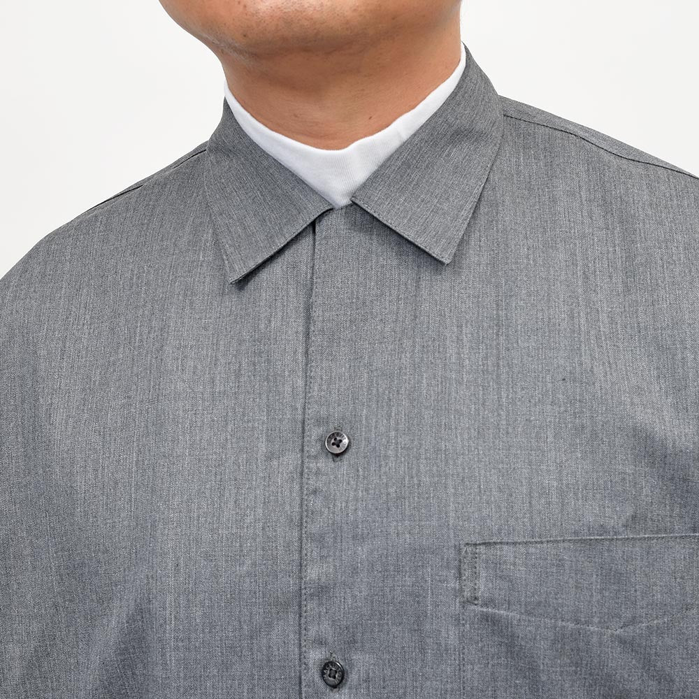 MACKINTOSH(マッキントッシュ)HYNISH ウールギャバジン オープンカラーシャツ