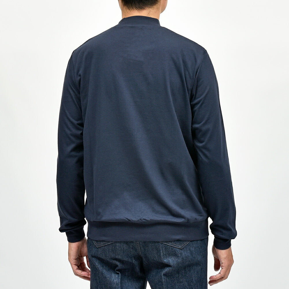 ANTICIPO(アンティーチポ)FIANO LUNGO スムースコットン モックネックカットソー
