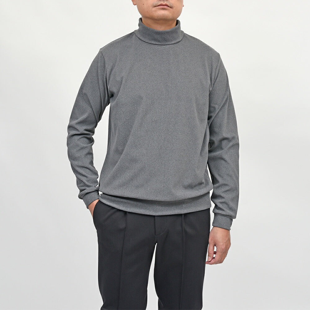 ANTICIPO(アンティーチポ)TRAMINER LUNGO コンフォートパイル オフタートルネックカットソー