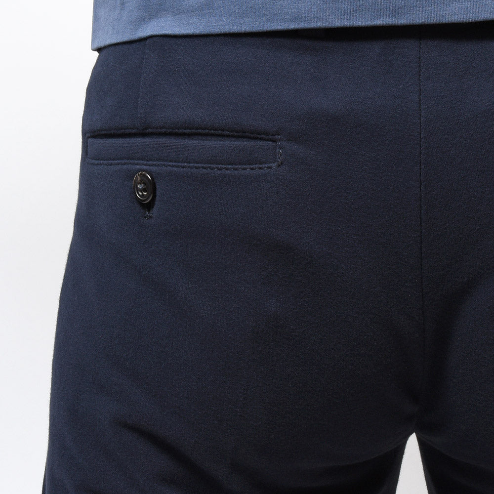 CIRCOLO 1901 チルコロ1901 コットン ストレッチ カシミヤタッチジャージー セットアップ対応 ドローコード 1プリーツ パンツ