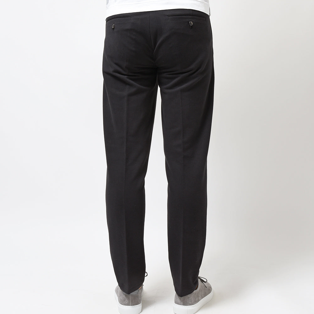 CIRCOLO 1901 チルコロ1901 コットン ストレッチ カシミヤタッチジャージー セットアップ対応 ドローコード 1プリーツ パンツ