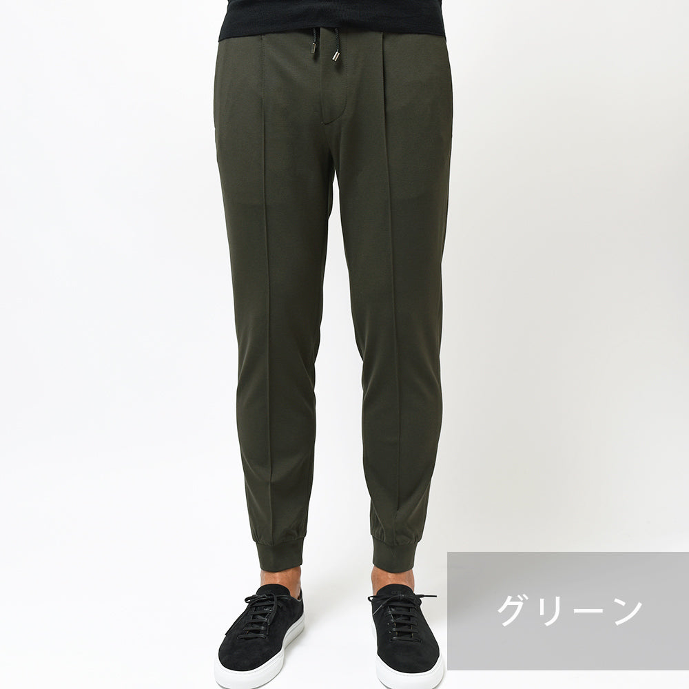 giab's ARCHIVIO ジャブスアルキヴィオ ring別注 RIBring リブリング スタンダードジャージー セットアップ対応1プリーツシャーリングパンツ