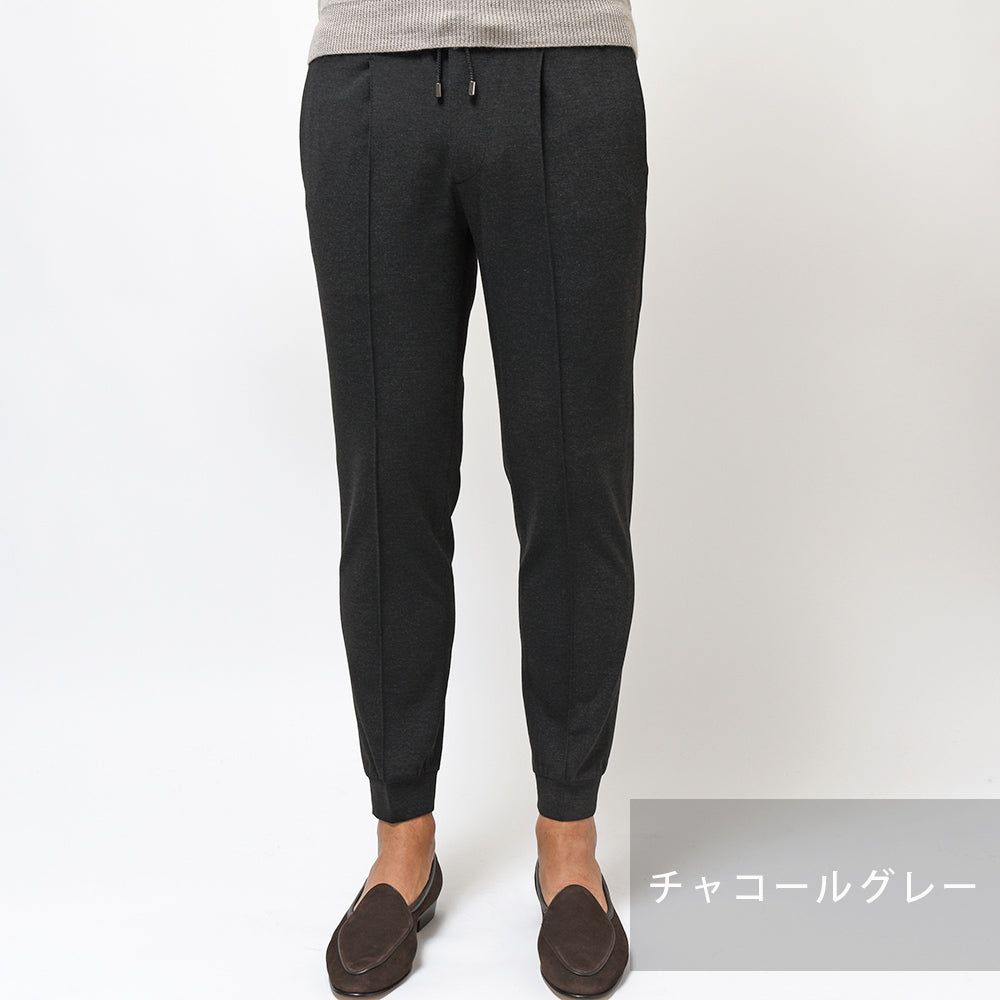 giab's ARCHIVIO ジャブスアルキヴィオ ring別注 RIBring リブリング スタンダードジャージー セットアップ対応1プリーツシャーリングパンツ