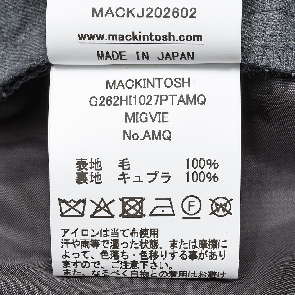 MACKINTOSH(マッキントッシュ)MIGVIE ウールギャバジン シャーリングパンツ