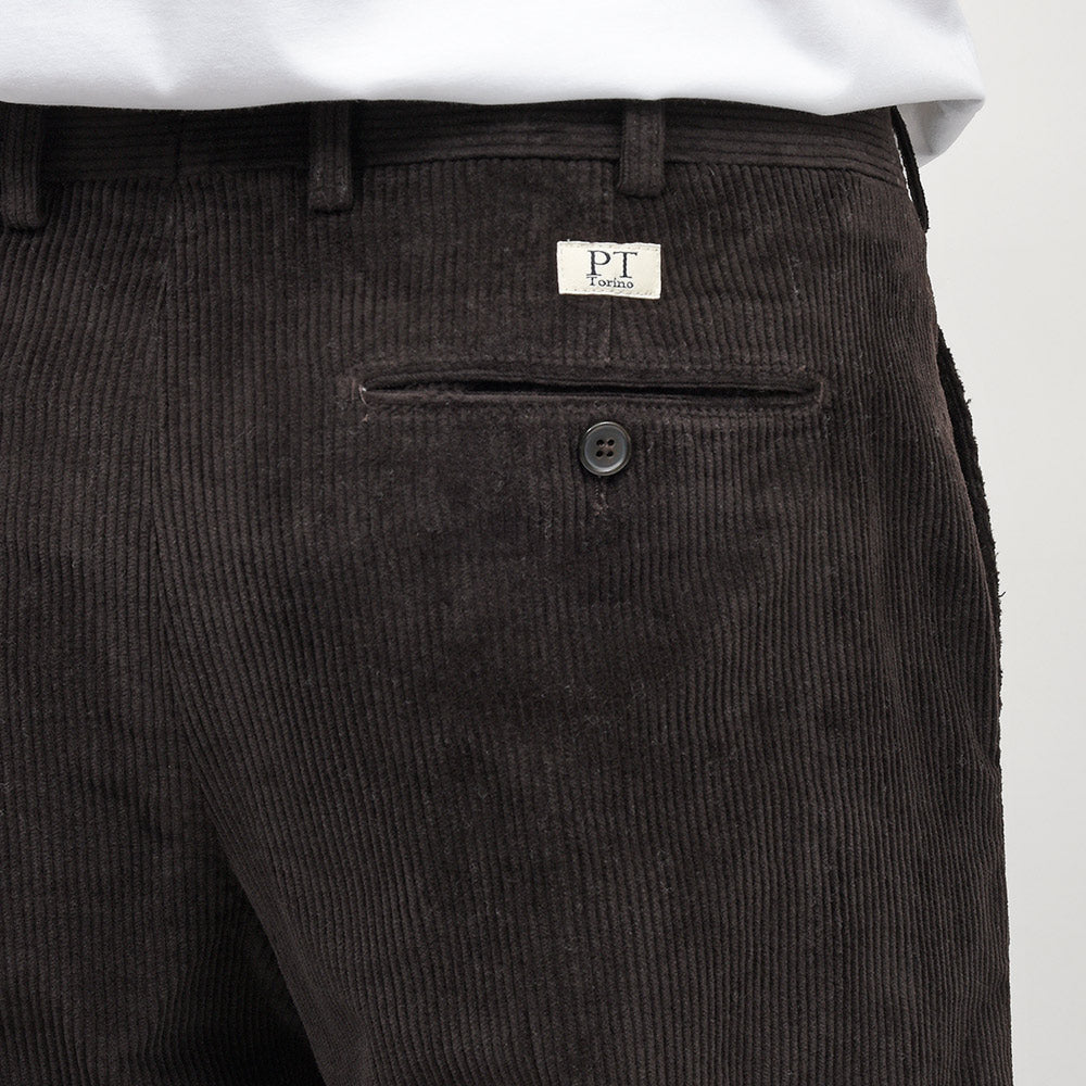 PT TORINO(ピーティートリノ)LIAM コットンストレッチ コーデュロイ ノープリーツパンツ STRAIGHT FIT/VD12